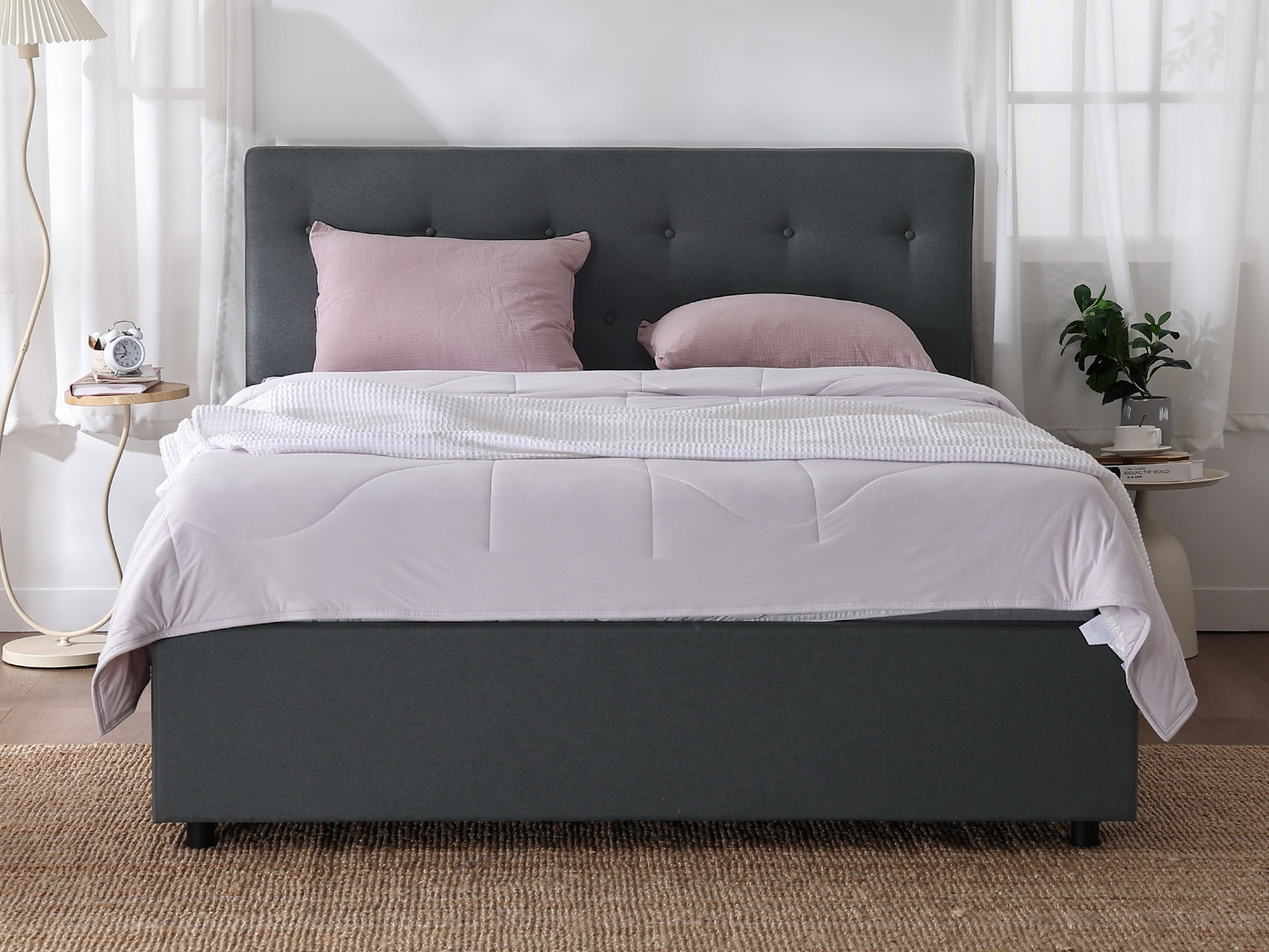 Krevet sa spremnikom Dolce Pro Classic Dormeo sivi