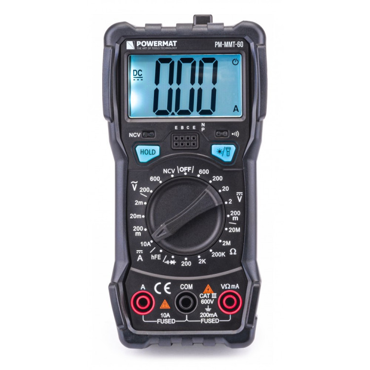 LCD digitalni multimetar + LED svjetlo  PM-MMT-60