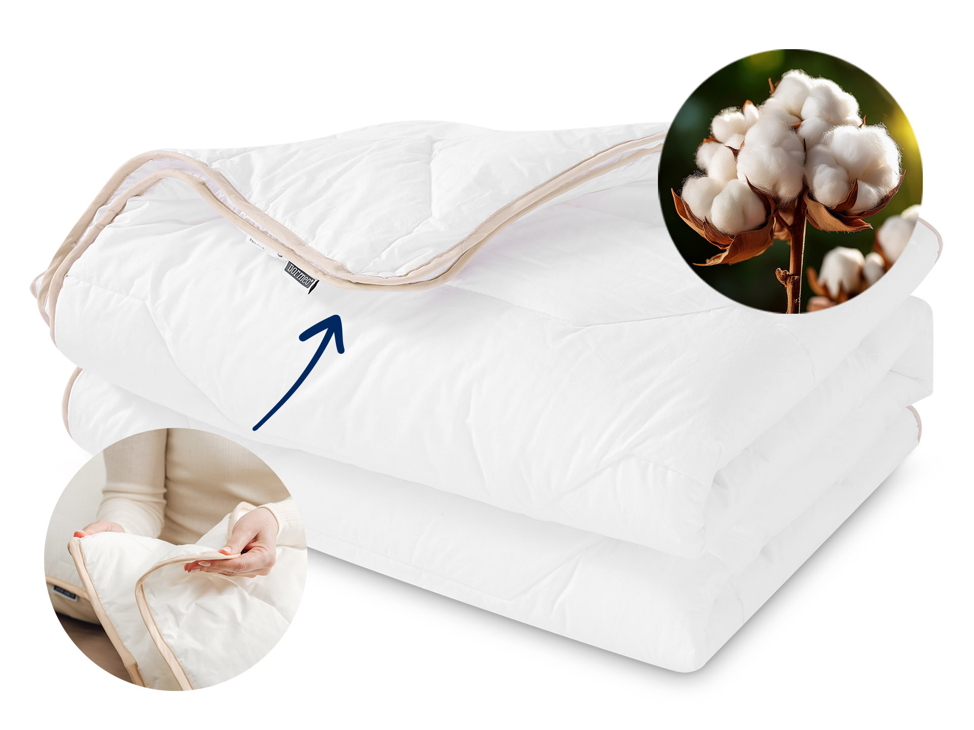 Dupli pokrivač Dream Cotton Dormeo 200x200 cm