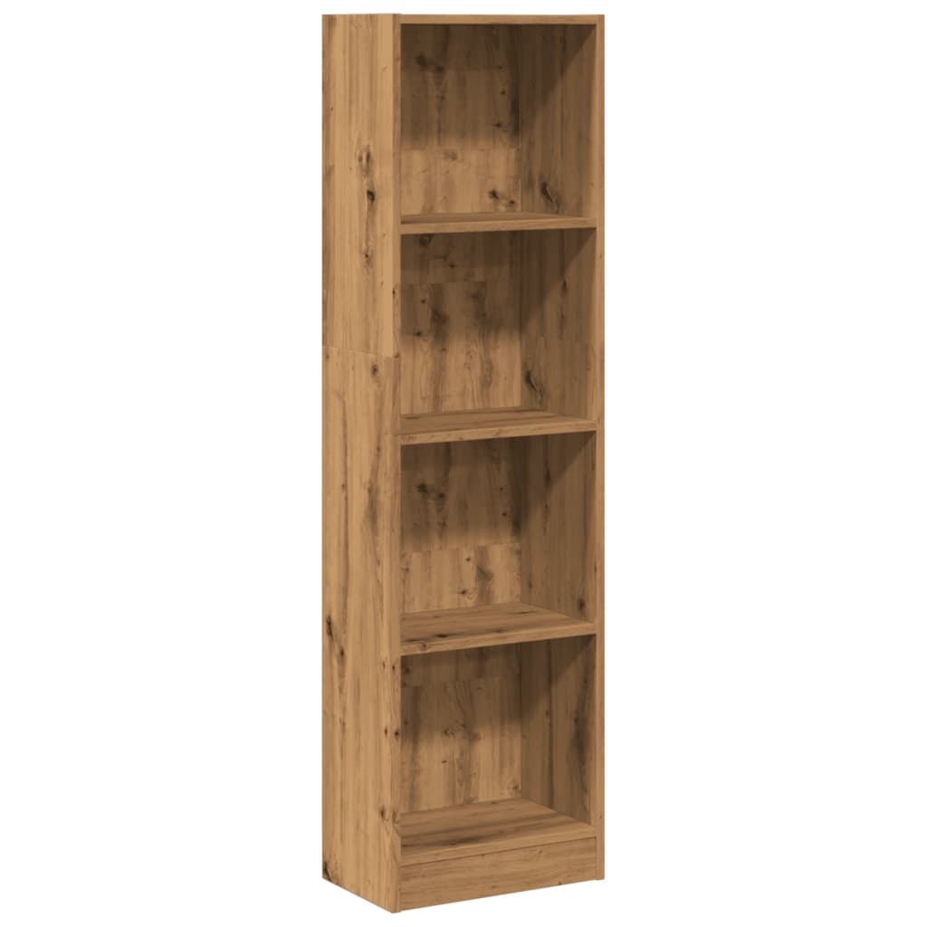 vidaXL Regal za knjige boja hrasta 40x24x143 cm konstruirano drvo