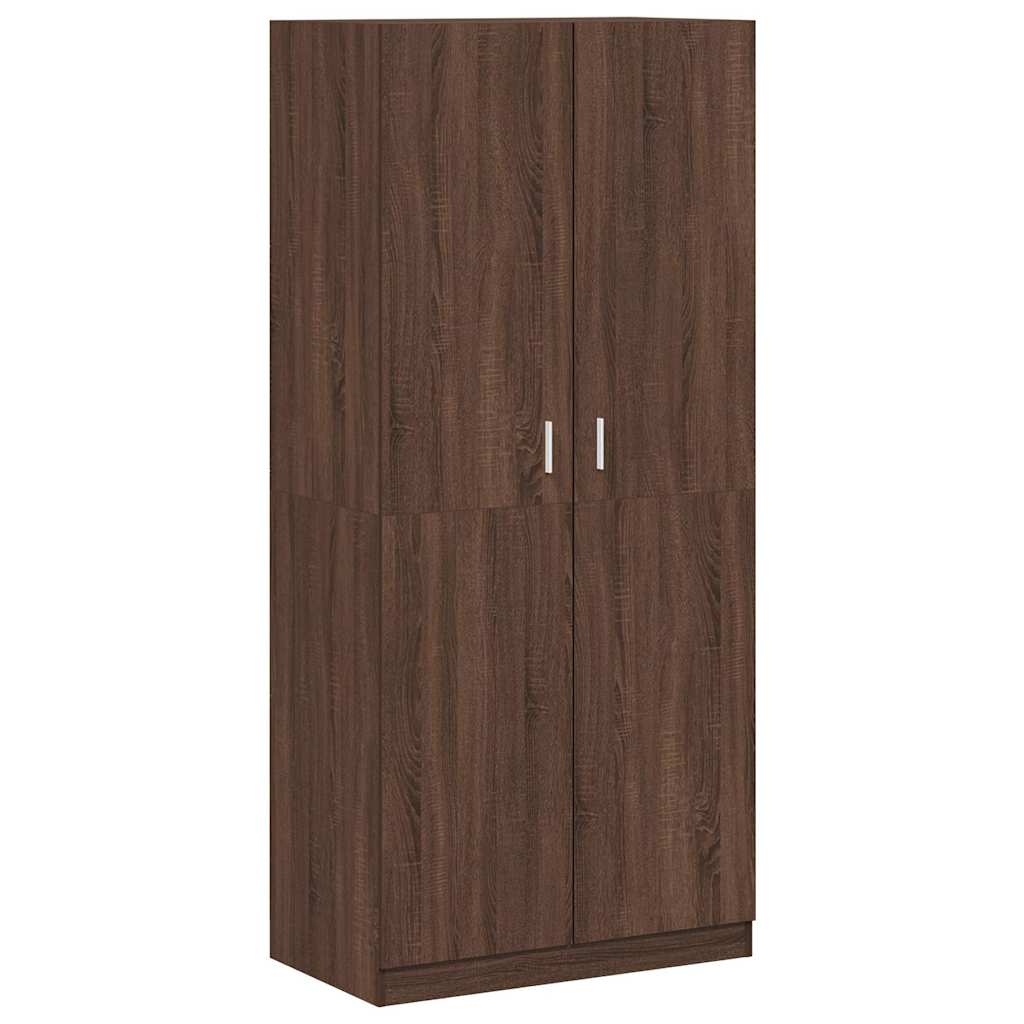 vidaXL Ormar boja smeđeg hrasta 90 x 52 x 200 cm od konstruiranog drva
