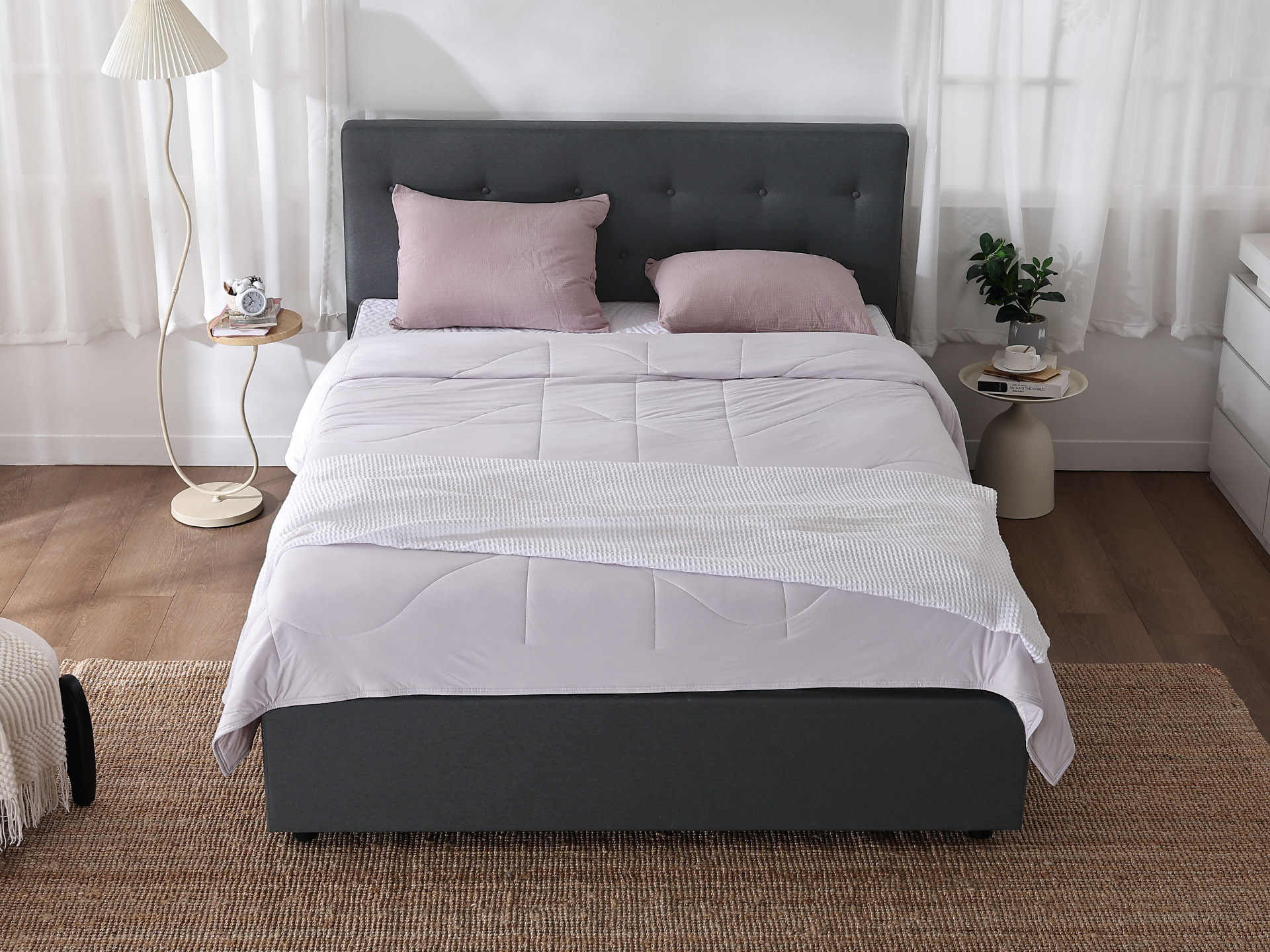 Krevet sa spremnikom Dolce Pro Classic Dormeo sivi