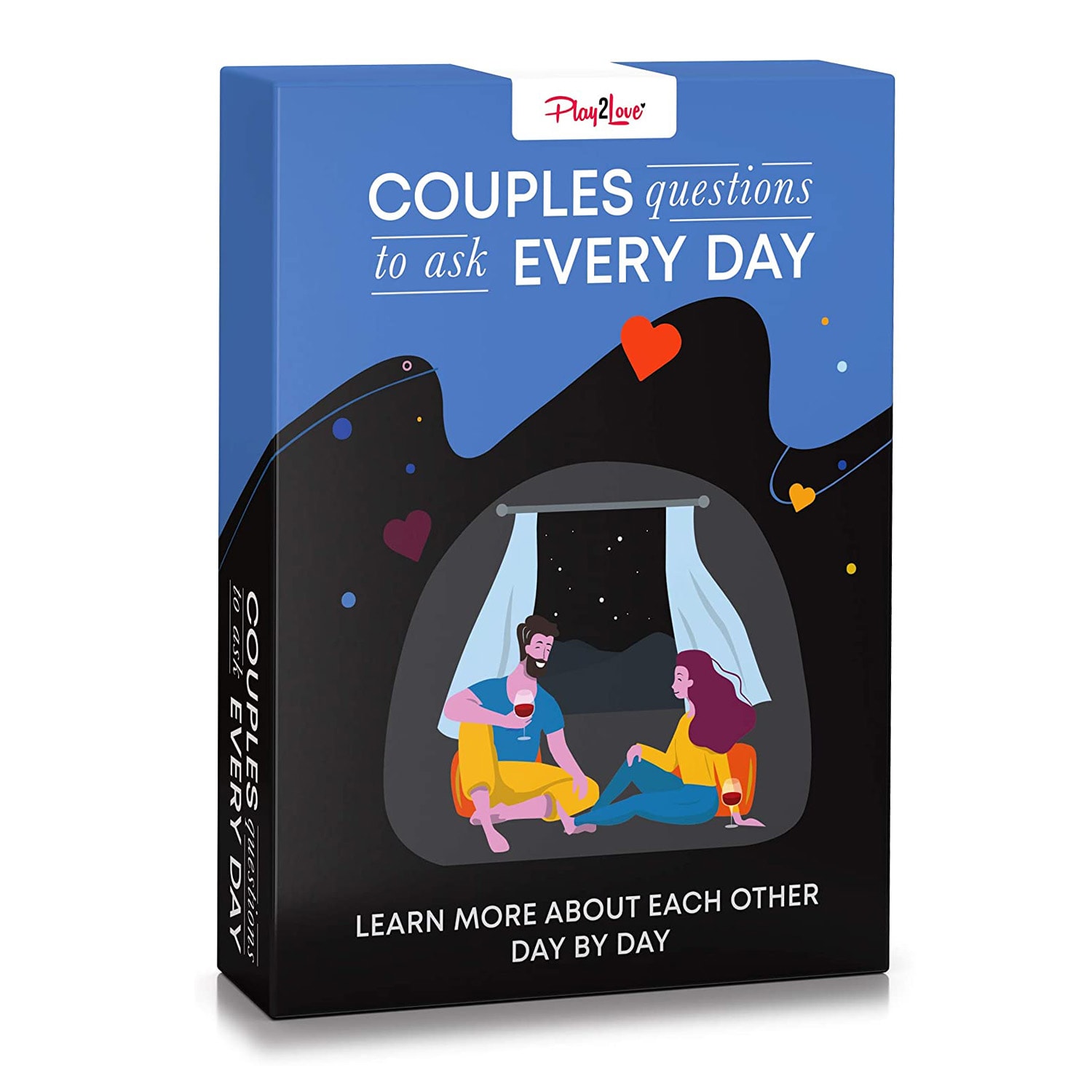 Spielehelden Couples Game, pitanja za svaki dan, za parove, 100 uzbudljivih pitanja