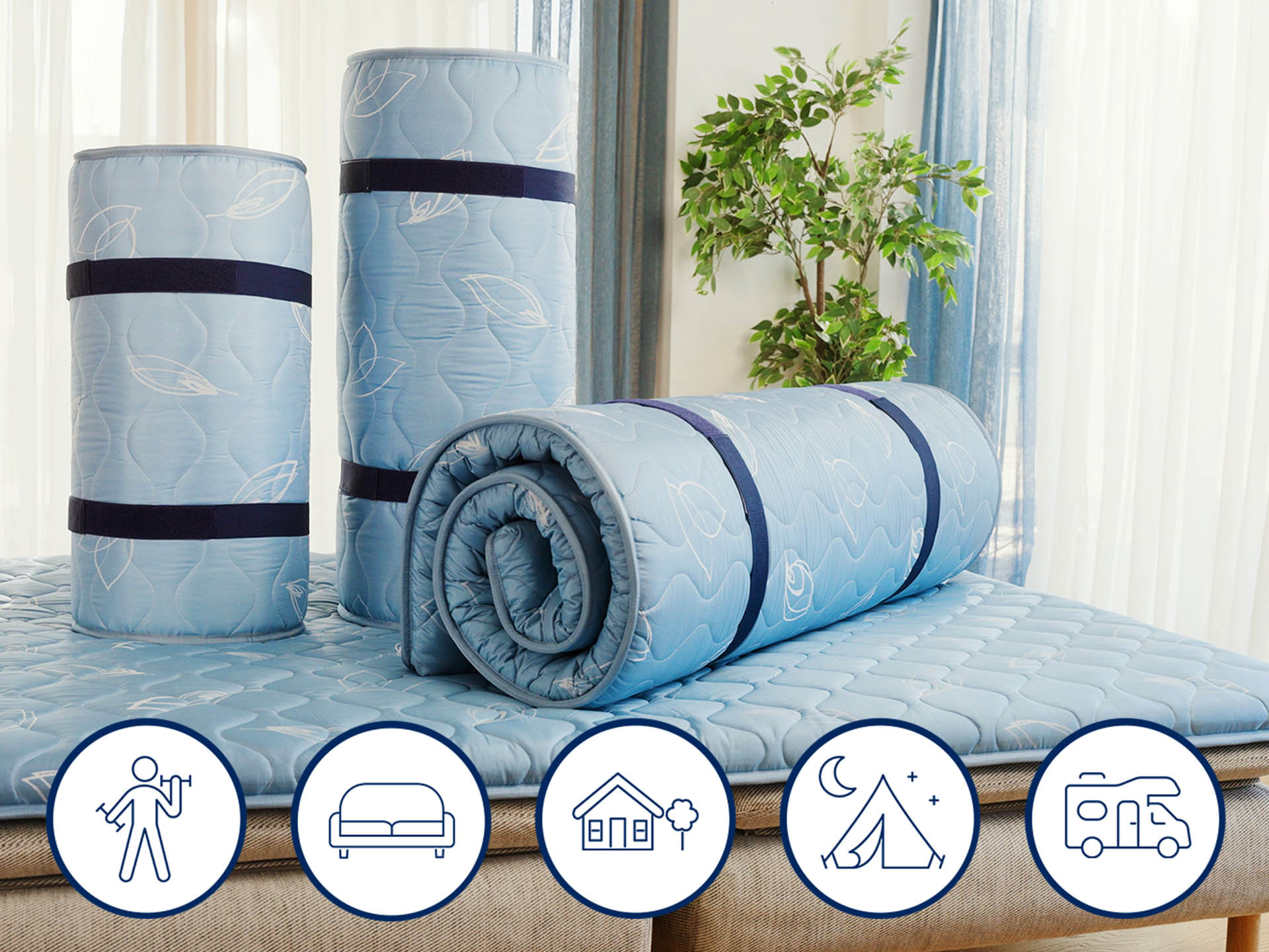 Nadmadrac Roll Up Dormeo 5 cm 160x200 cm
