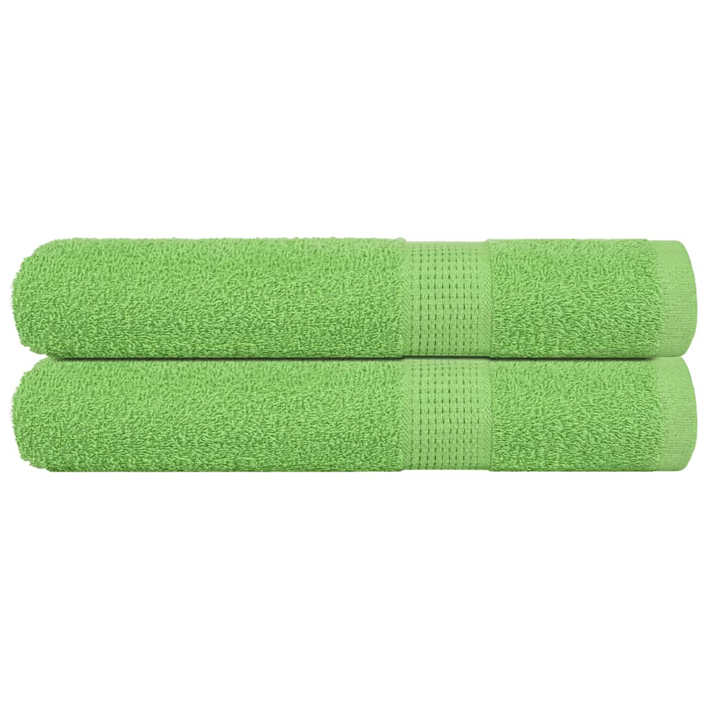vidaXL Ručnici 2 kom zeleni 100 x 200 cm 360 gsm od 100 % pamuka