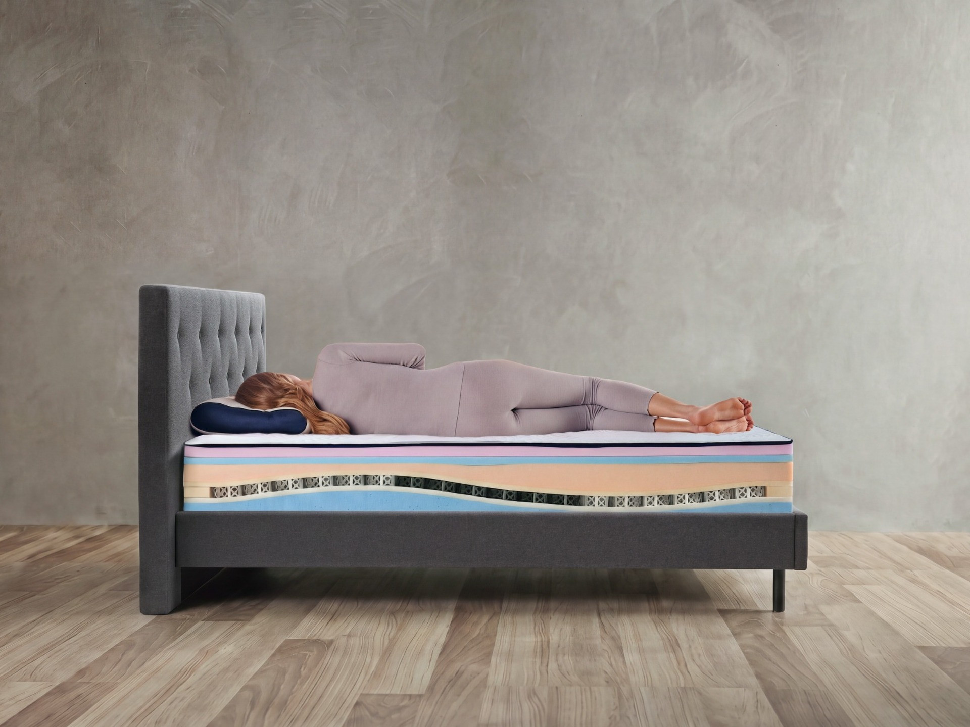 Madrac iMemory S+ Silver Deluxe Dormeo 27 cm 140x200 cm