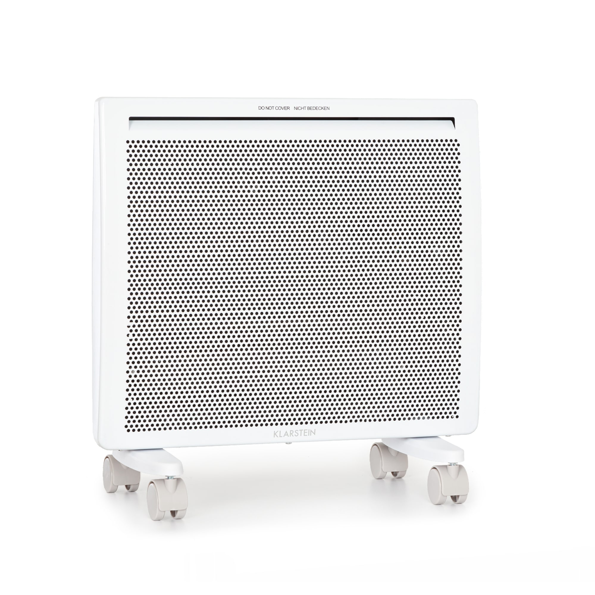 Klarstein Hot Spot Slimcurve Double Wave, 2u1 grijalica, 1000 W, tjedni tajmer, bijela