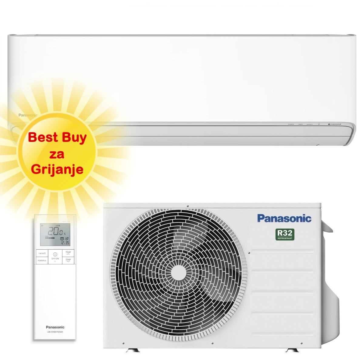 Panasonic Klima Uređaj 2Kw Uređaj Kit-Z20Cke