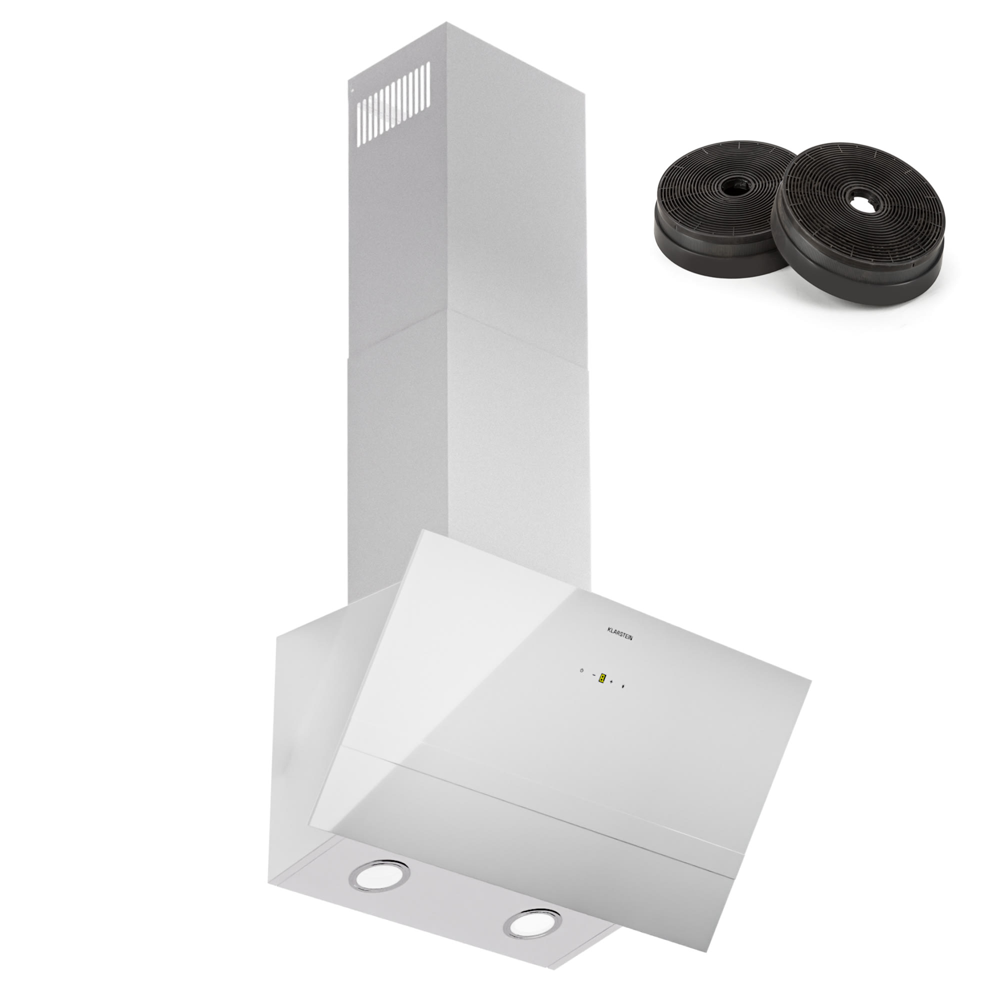 Klarstein Laurel 60, odvod pare, 60 cm, odsisni zrak: 247 m3/h, LED touch