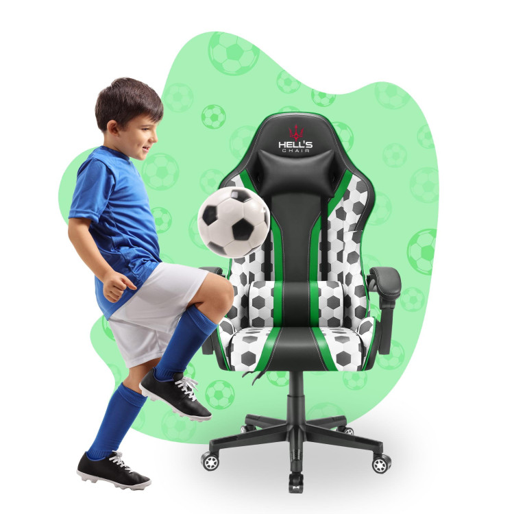 Dječja gaming stolica HELLS CHAIR s motivom nogometa