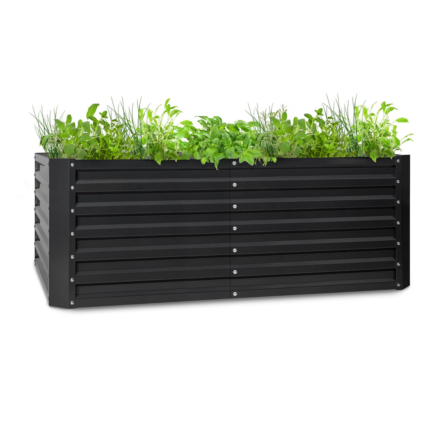 Blumfeldt High Grow Straight, povišena žardinjera, 200 x 60 x 100 cm, 1200 l, čelik