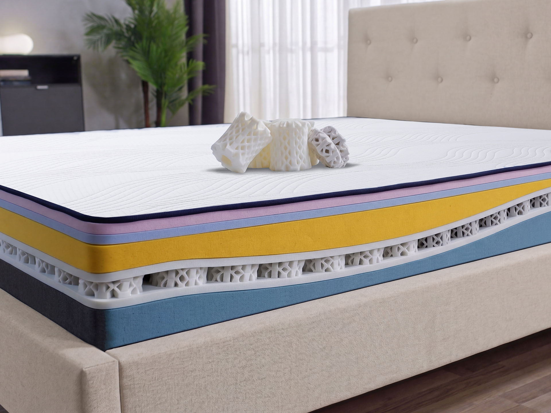 Madrac Dormeo iMemory S+ Silver 25 cm 90x200 cm