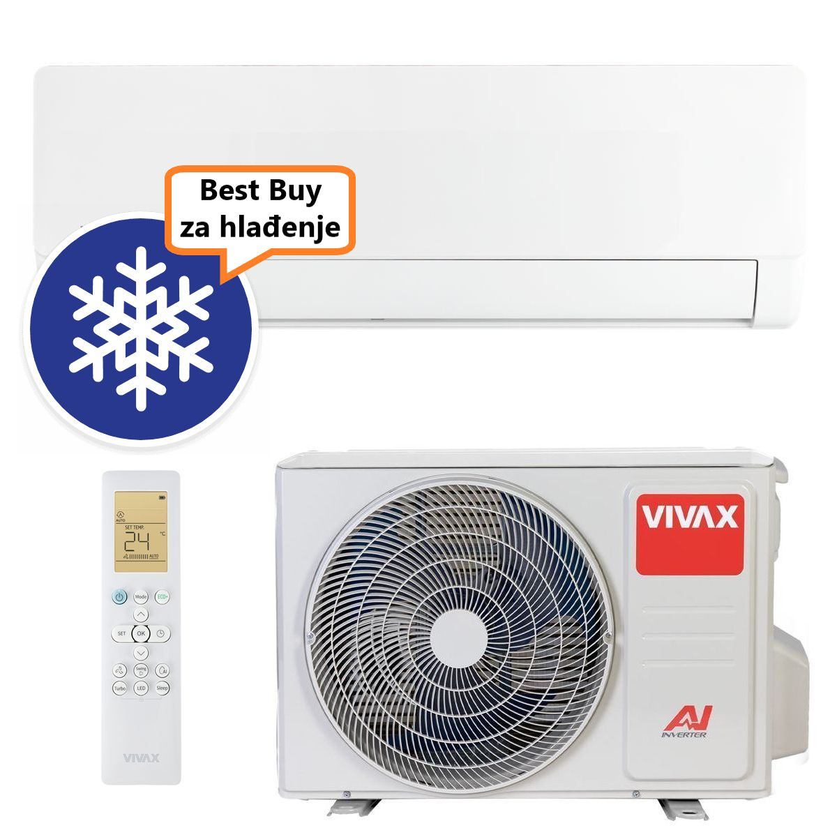 Vivax Klima Uređaj 5,28Kw Acp-18Ch50Aemi Pro R32
