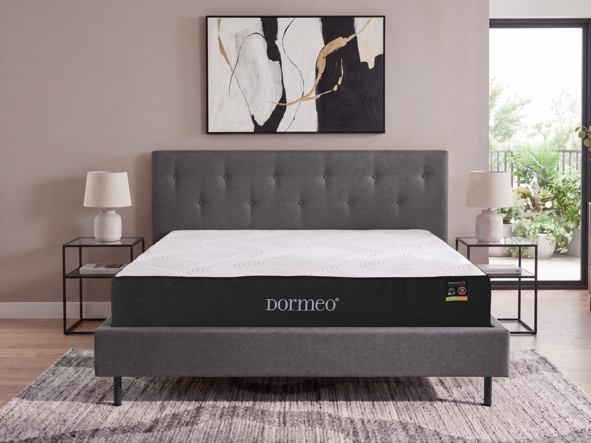 Madrac iMemory S+ Silver Deluxe Dormeo 27 cm 200x200 cm