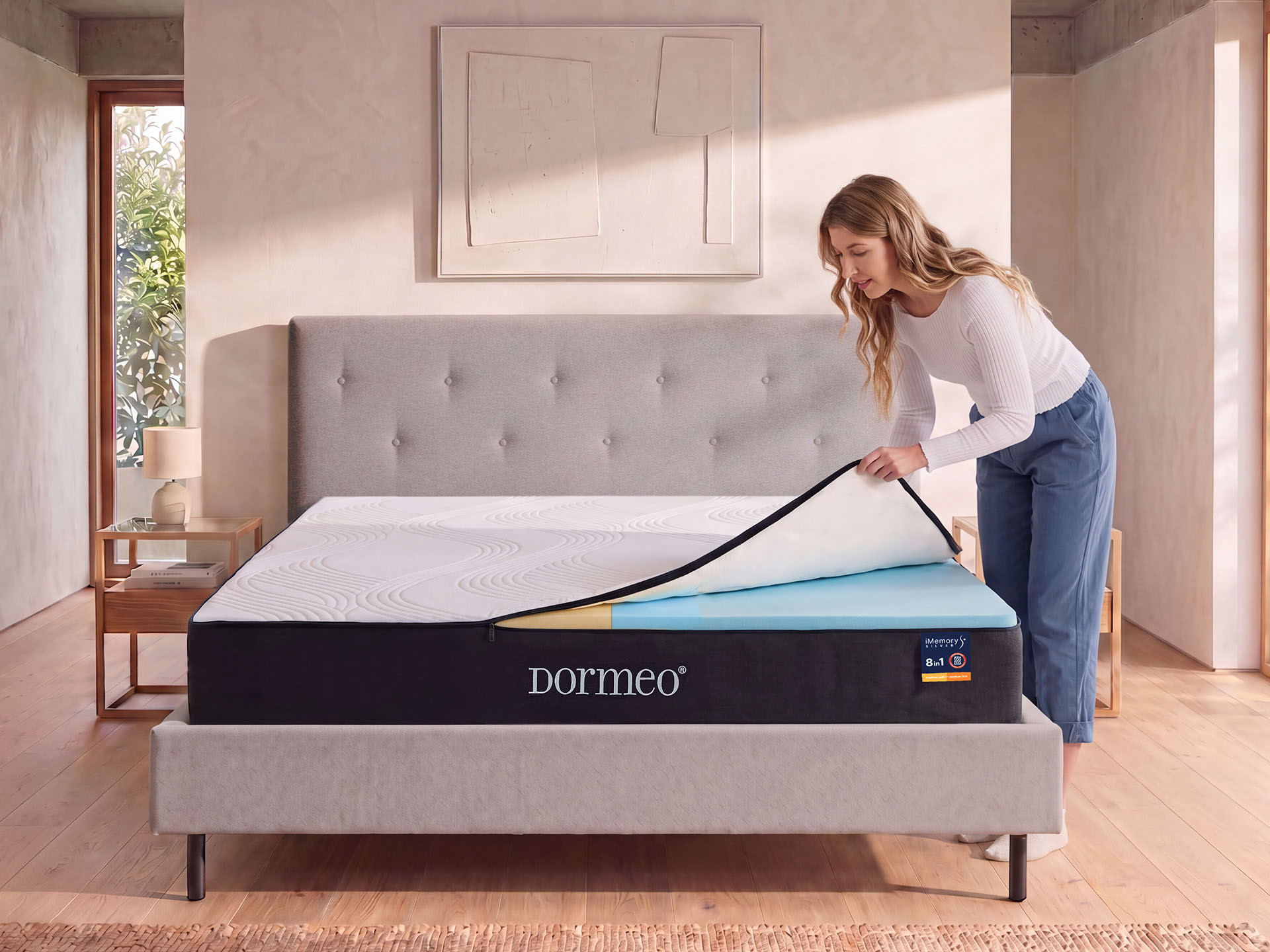 Madrac Dormeo iMemory S+ Silver 25 cm 90x200 cm