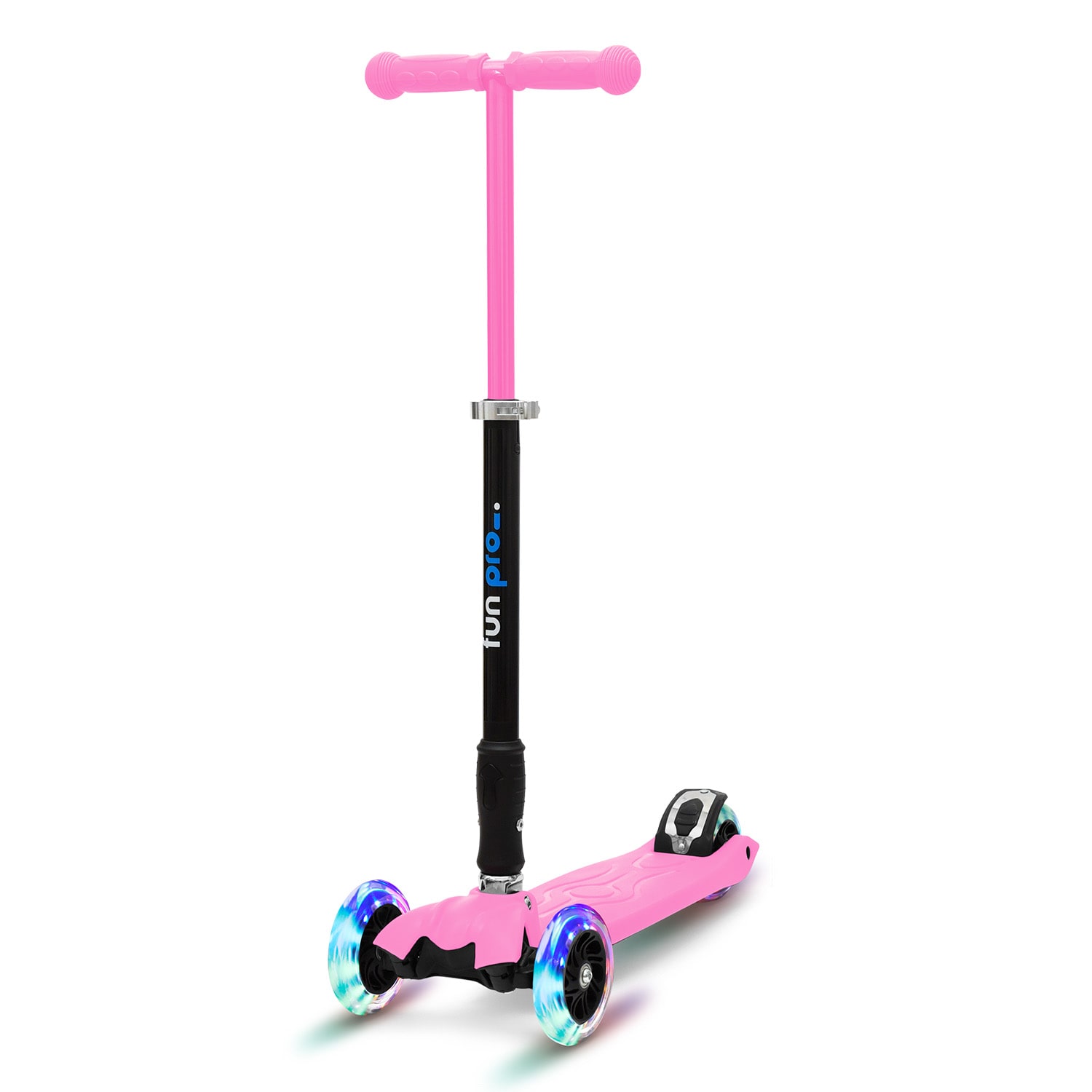 Fun pro TWO Dječji romobil, od 5 godina, LED kotači, 80 kg, sklopivi, podesiv po visini