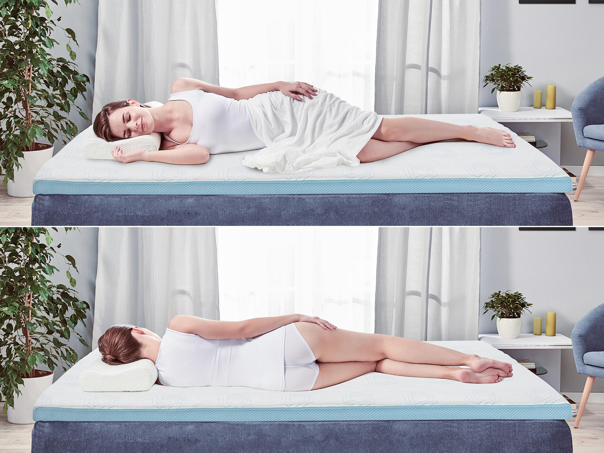 Nadmadrac Memosan Ultimo Roll Up 5+2 Dormeo 7 cm 80X190 cm