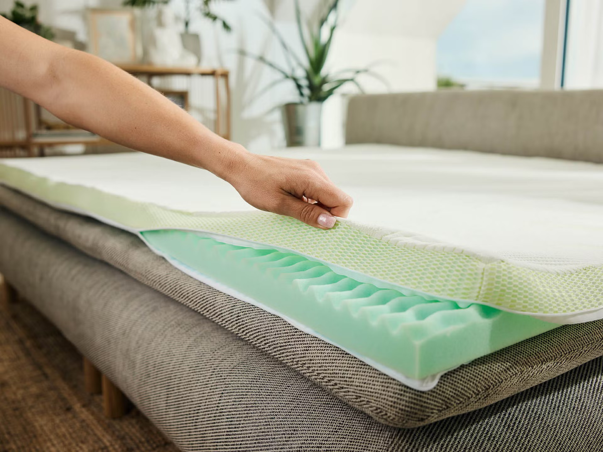 Nadmadrac Aloe Vera 5 Zonski Dormeo 4 cm 180x200 cm