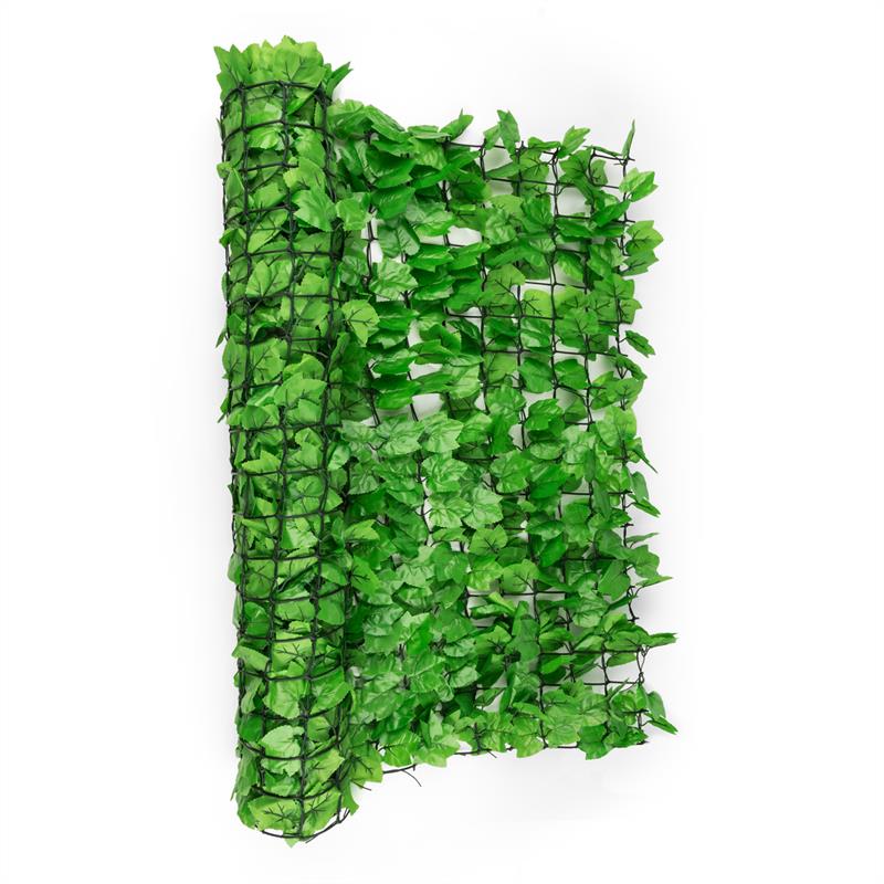 Blumfeldt FENCY BRIGHT IVY, SVIJETLO ZELENI, BRŠLJAN, OGRADA ZA ZAŠTITU OD POGLEDA, ZAŠTITA OD VJETRA, 300 X 100 CM