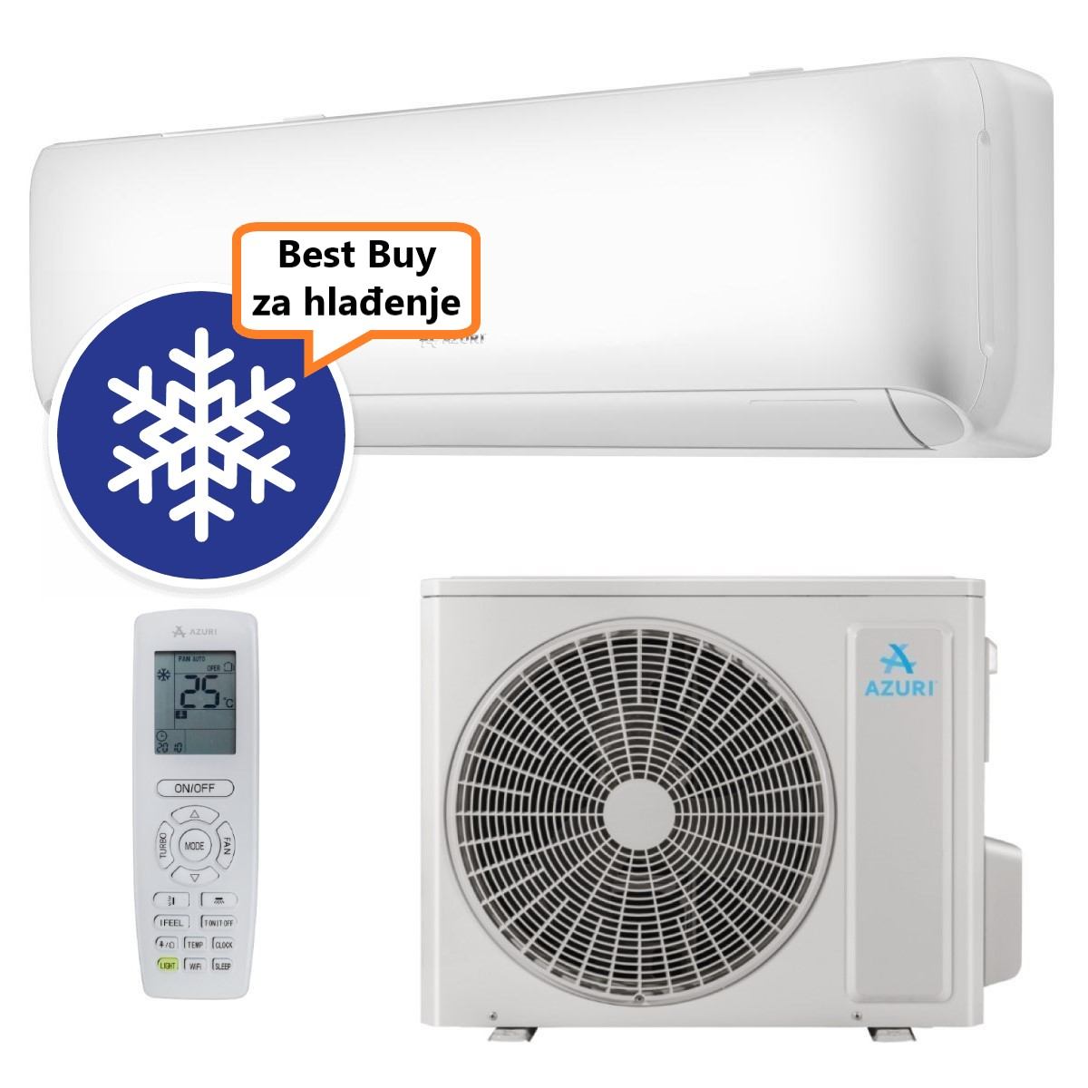 Azuri Klima Uređaj 6,2Kw Azi-Wn70Va