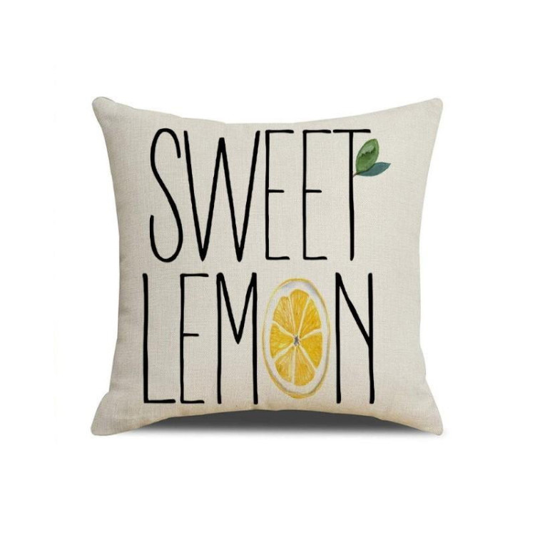 Jastučnica s natpisom SWEET LEMON