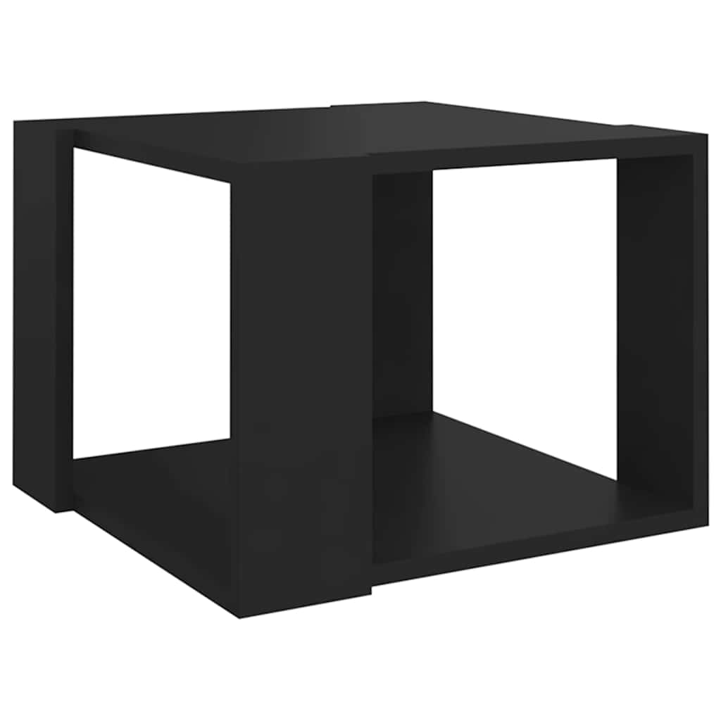vidaXL Stolić za kavu crni 40 x 40 x 30 cm od konstruiranog drva