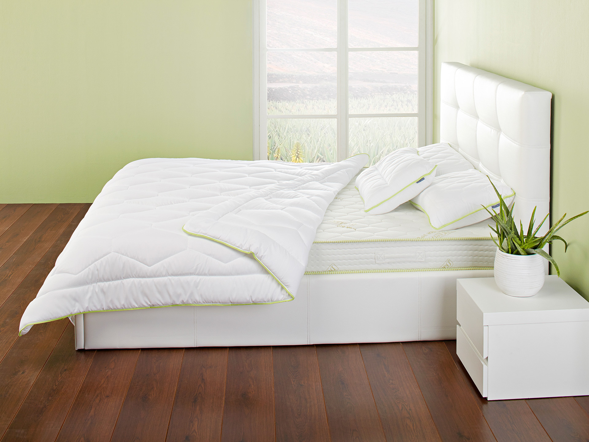 Pokrivač 4 godišnja Doba Aloe Vera Dormeo 200x200 cm