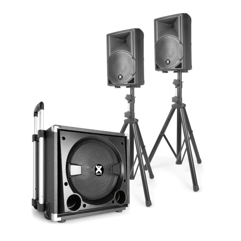 Vonyx VX840BT 2.1, set aktivnih zvučnika, 15" subwoofer, 2x8" zvučnik, max. 900 W