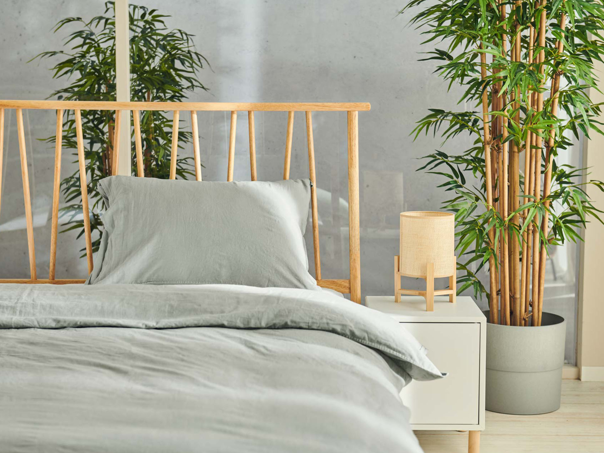 Posteljina Linen Dormeo siva 200x200 cm