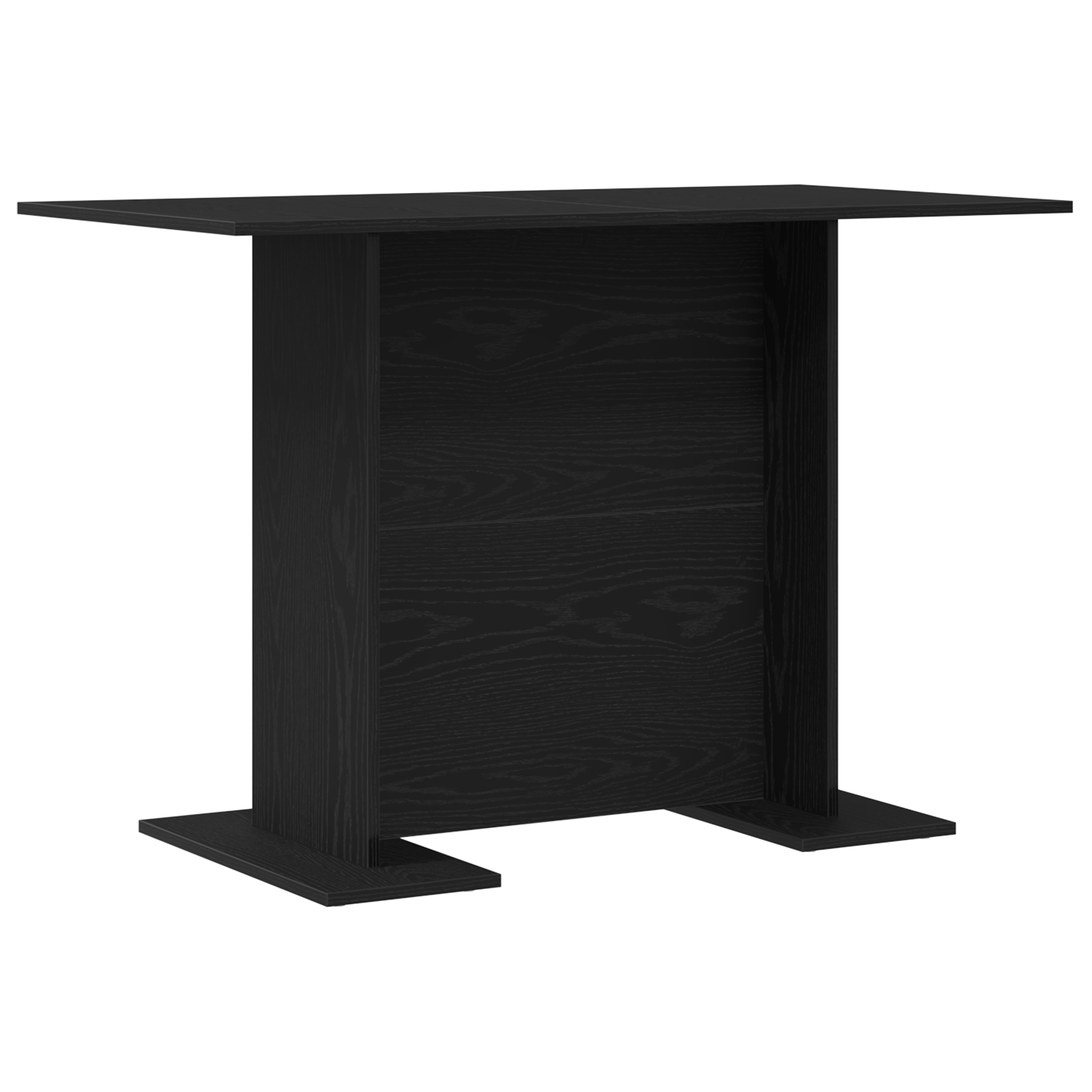 vidaXL Blagovaonski Stol Crna Hrast 110x60x75 cm Konstruirano drvo
