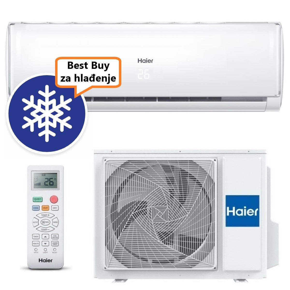 Haier Klima Uređaj 5Kw As50Tddhra-Thc/1U50Memfra